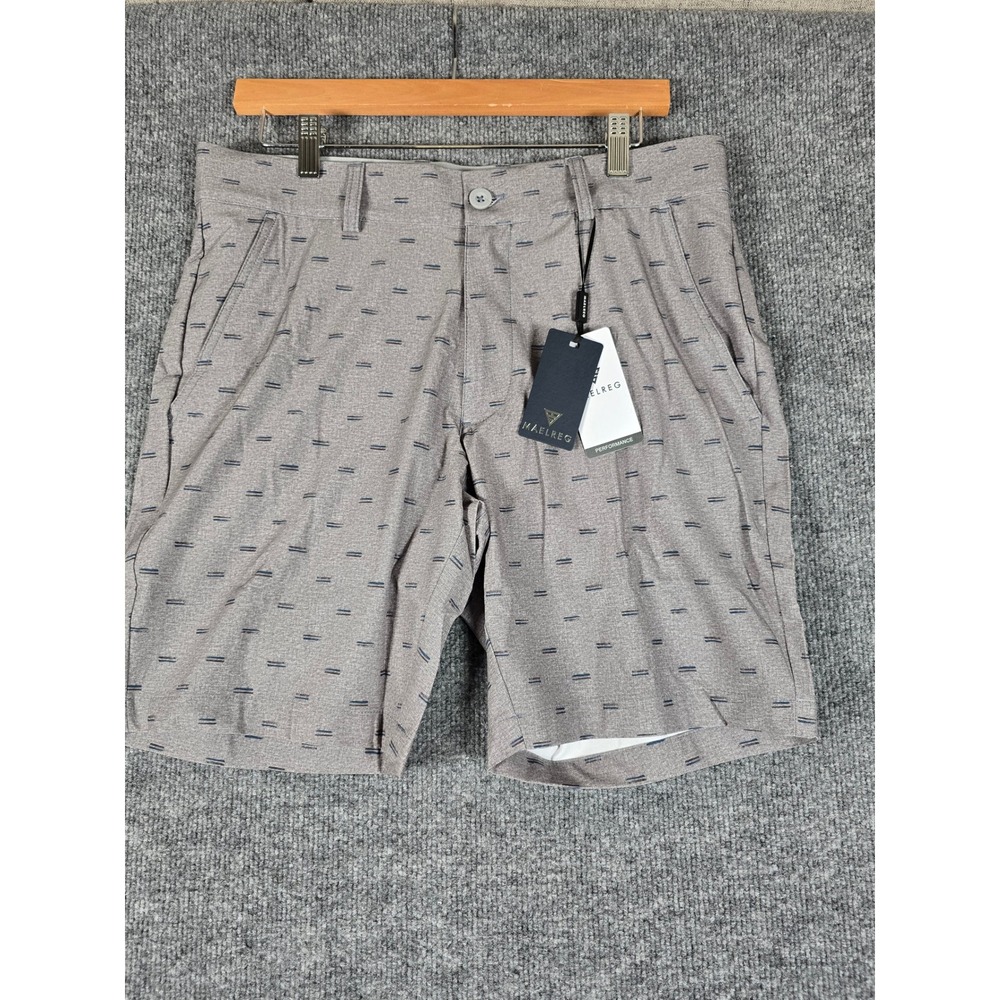 Maelreg Mens ProFlex Heather Quiet Shade Performance‎ Shorts Size 32